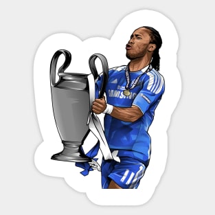 football player didier drogba Sticker